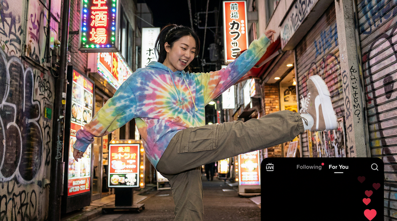 网红福利姬街拍舞蹈视频